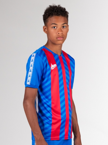 Picture of TEAM ID PRO STRIPE JERSEY - ROYAL/RED